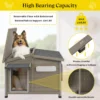 Gowoodhut PET69 Dog House Outdoor, Large Wooden Dog Kennel Indoor with Window - Image 2
