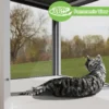 Gowoodhut PET07 Cat Window Box,Wooden Cat Window Enclosure ,Window Catio Outdoor Enclosure - Image 5