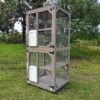 Gowoodhut CAT18 Cat Enclosures Outdoor for Cats, Wooden Outdoor Cat Enclosure on Wheels Attach to Window Catio - Image 8