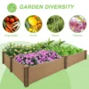 Gowoodhut GF26 Raised Garden Bed Wooden Planter Box for Gardening Easy to assemble - Image 8