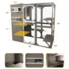 Gowoodhut CAT17 Catio Cat Enclosures Outdoor Wooden Weatherproof Cat House, Indoor Compatible - Image 8
