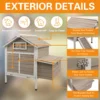 Gowoodhut PET26 Chicken Coop Chicken House Outdoor with Removable Trays - Image 2