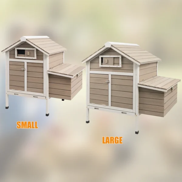 Gowoodhut PET26 Chicken Coop Chicken House Outdoor with Removable Trays - Image 5